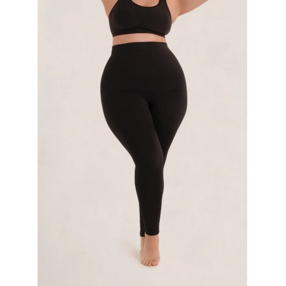Shapermint Essentials Women's Black High Waisted Shaping Leggings Size 3XL NWT‎